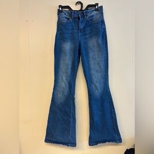 YMI Blue Flare & Wide Leg Jeans Classic Style